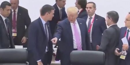 G20: Η στιγμή που ο Τραμπ λέει «κάτσε» στον Σάντσεθ