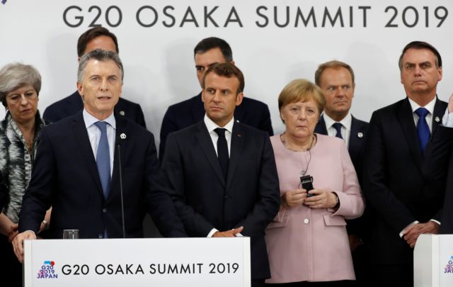 G20: Πλην των ΗΠΑ η επαναβεβαίωση της Συμφωνίας του Παρισιού για το κλίμα