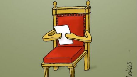 Ο Αρκάς σκιτσάρει την «επιστολή» Τσίπρα στην… καρέκλα που χάνει