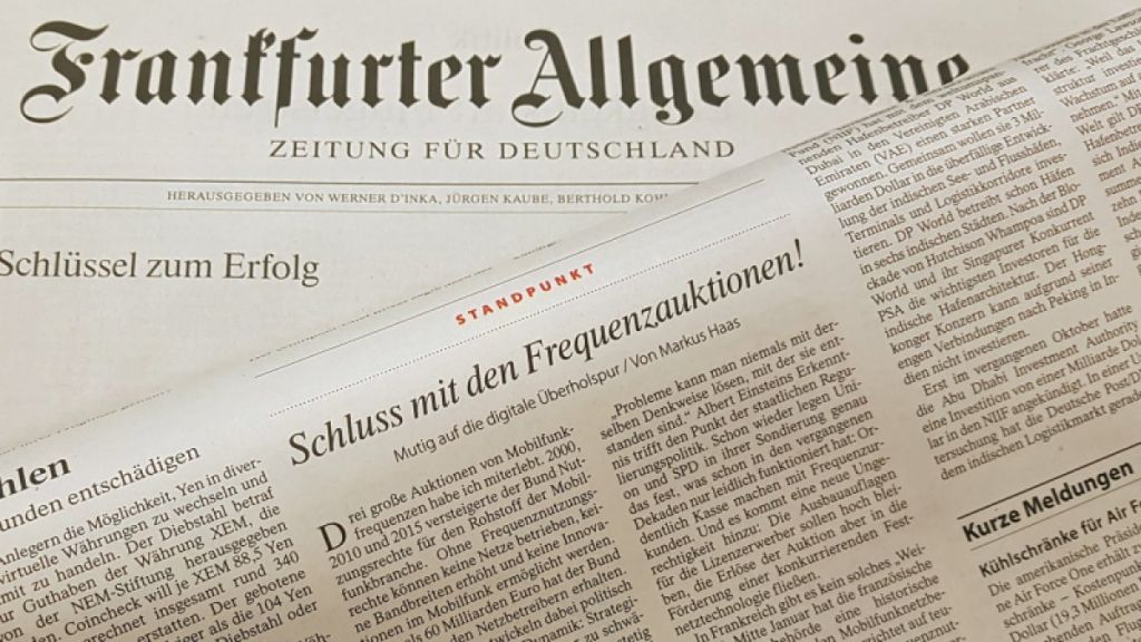 FAZ sees ‘New opportunity for Greece’ with Mitsotakis, slams Tsipras, Karamanlis