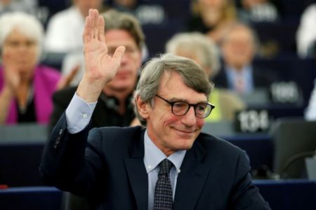 Ο Νταβίντ Σασόλι είναι ο νέος πρόεδρος του Ευρωπαϊκού Κοινοβουλίου