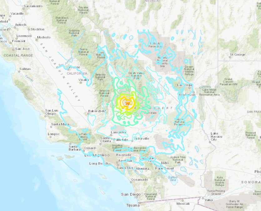 ΗΠΑ – Καλιφόρνια: Σεισμός 6,4 βαθμών