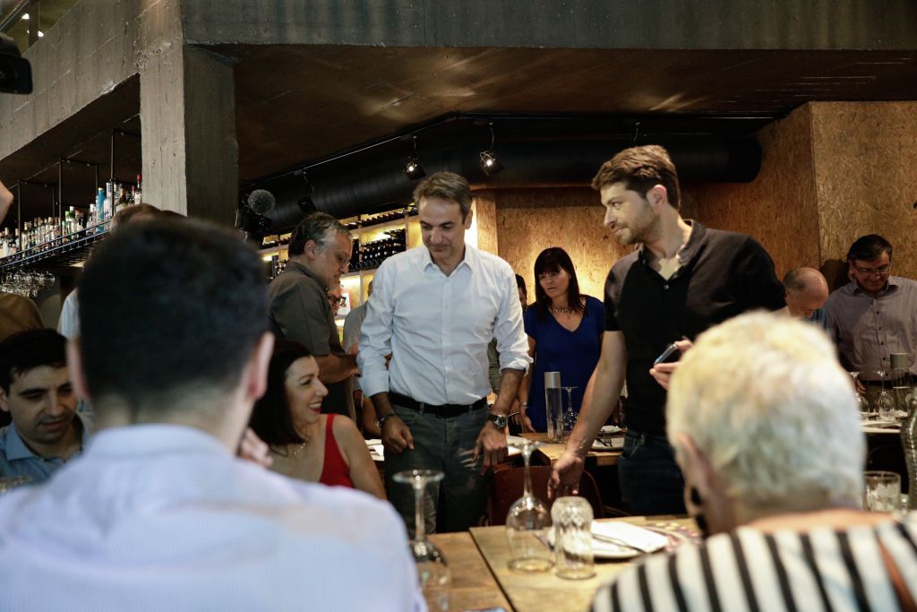 Μητσοτάκης: Στο Παγκράτι το γεύμα του με τους πολιτικούς συντάκτες