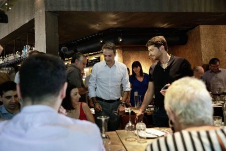 Μητσοτάκης: Στο Παγκράτι το γεύμα του με τους πολιτικούς συντάκτες