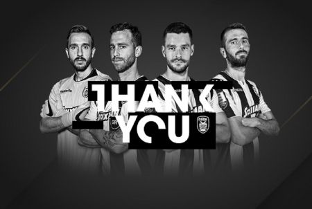 ΠΑΟΚ : Το ιδιαίτερο «αντίο» σε Κάνιας, Σάκχοφ, Γλύκο και Μαλεζά