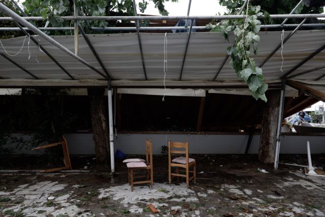 Χαλκιδική: Εστιατόριο στο έλεος της θεομηνίας