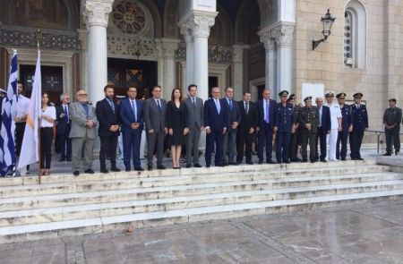 Μνημόσυνο για τους πεσόντες του 1974 στην Αθήνα