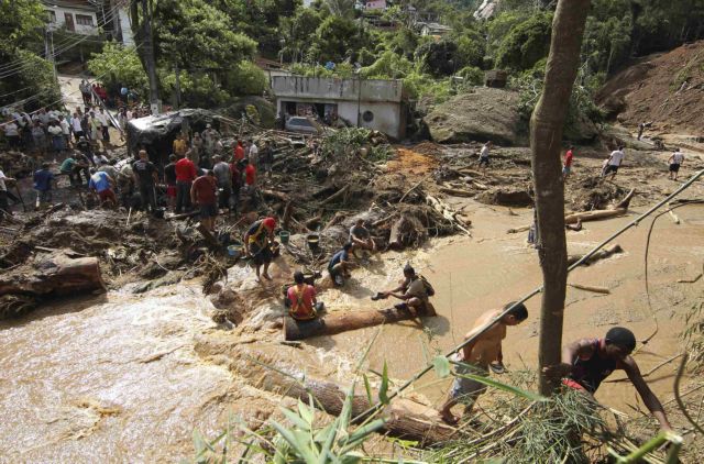 Βραζιλία : Πλημμύρες και κατολισθήσεις σε 4 πόλεις – 8 νεκροί