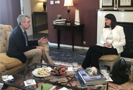 Σε στρατηγικό διάλογο Ελλάδας – ΗΠΑ για την Παιδεία συμφώνησαν Κεραμέως – Πάιατ