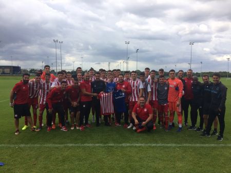 «Κλικ» από την παρουσία των ερυθρόλευκων της Κ19 στο προπονητικό κέντρο της Έβερτον