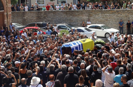 Θεσσαλονίκη: Το τελευταίο αντίο στον Γιώργο Ποζίδη