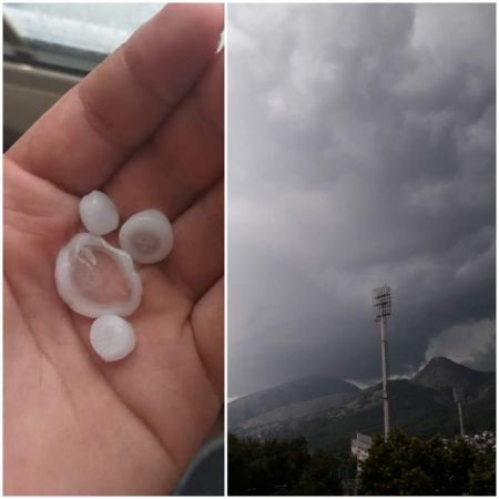 Ξάνθη: Χαλάζι σε μέγεθος φουντουκιού