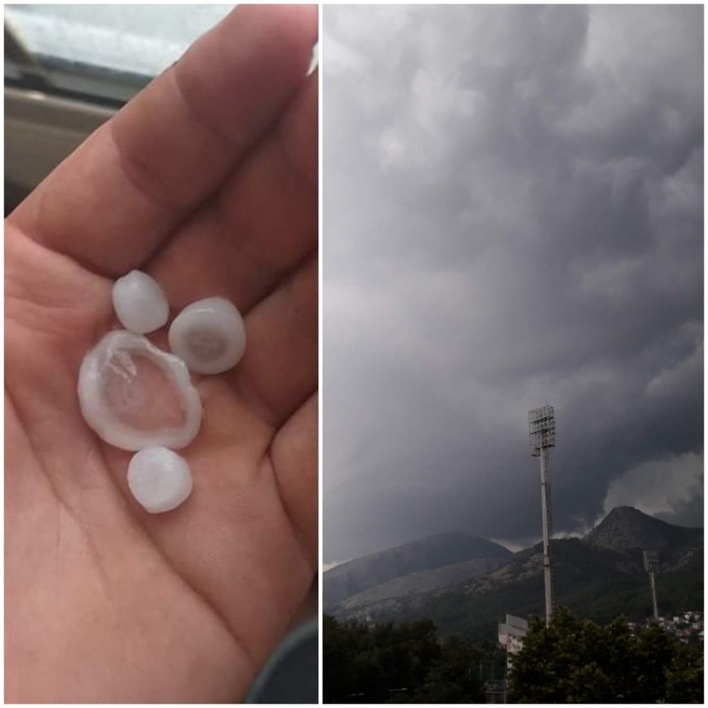 Ξάνθη: Χαλάζι σε μέγεθος φουντουκιού