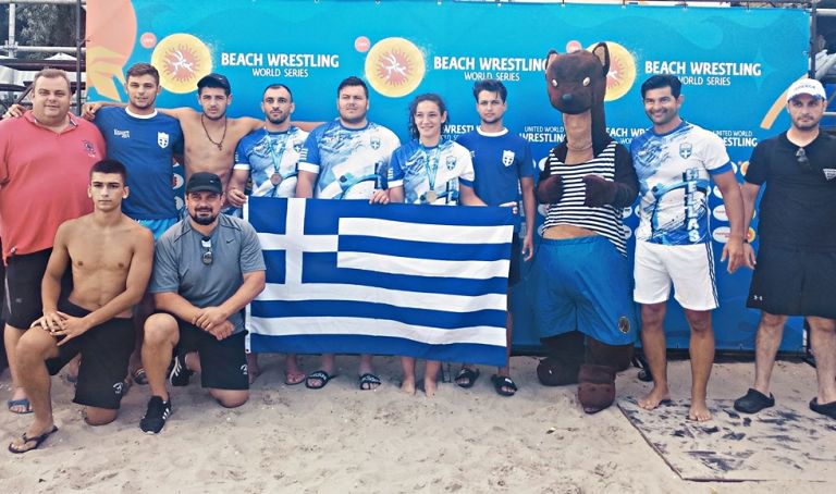 Δύο μετάλλια η Ελλάδα στο Παγκόσμιο πρωτάθλημα Πάλης στην άμμο | tovima.gr