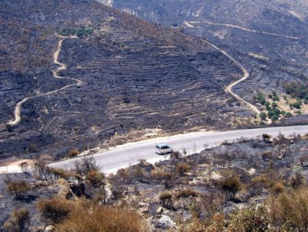 Μεγάλη φωτιά ξέσπασε και στην Κεφαλονιά