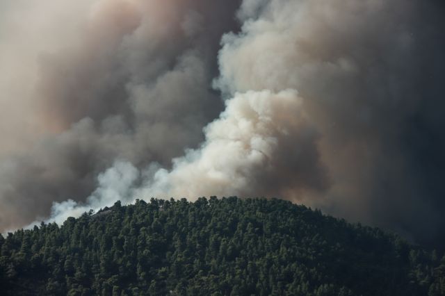 Κέρκυρα: Πυρκαγιά σε περιοχή Natura – Ισχυροί άνεμοι δυσκολεύουν την πυρόσβεση
