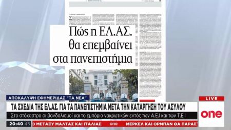 ΕΛ.ΑΣ: Τι σχεδιάζει για τα πανεπιστήμια μετά την κατάργηση του ασύλου