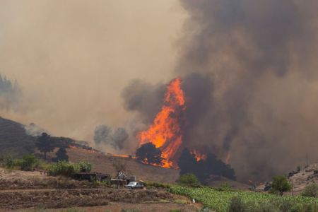 Φωτιές στην Ισπανία: 8.000  εγκατέλειψαν το νησί Γκραν Κανάρια [Εικόνες]