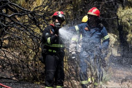 Διόνυσος Αττικής: Υπό μερικό έλεγχο η πυρκαγιά