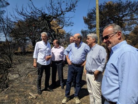 Στην Εύβοια ο Χατζηδάκης: Ξεκινούν άμεσα αντιπλημμυρικά έργα