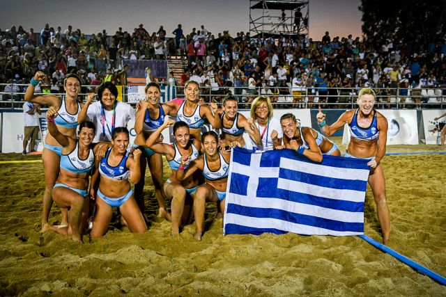 Χρυσό για την Ελλάδα στο beach handball γυναικών
