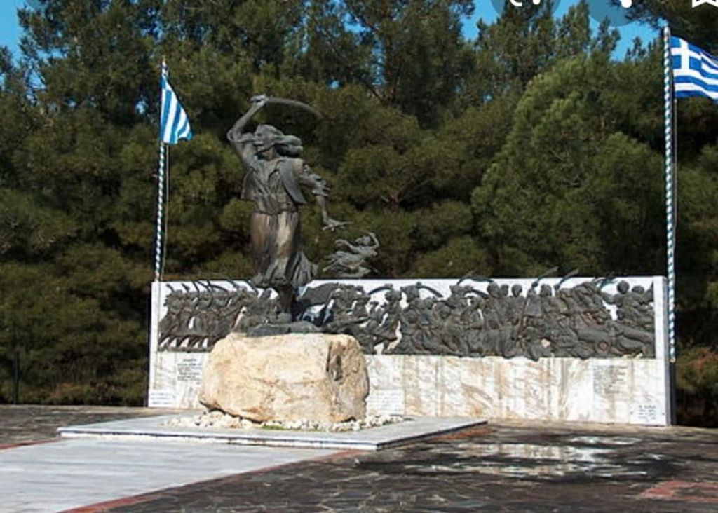 Χαλκιδική: Εκλεψαν μεταλλική παράσταση από το μνημείο του καπετάν Χάψα