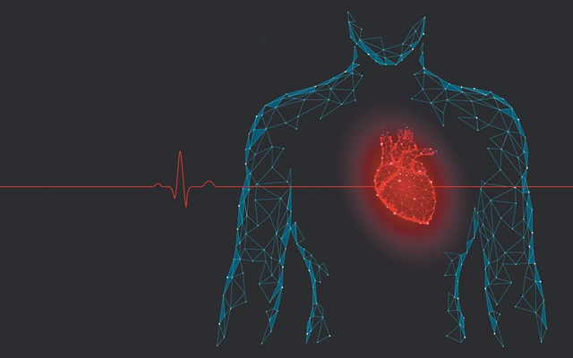 Εκτυπωμένη καρδιά με φυσικά υλικά