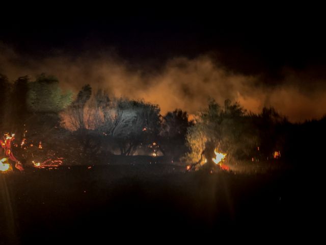Ζάκυνθος πυρκαγιά: Σκληρή μάχη με τις φλόγες