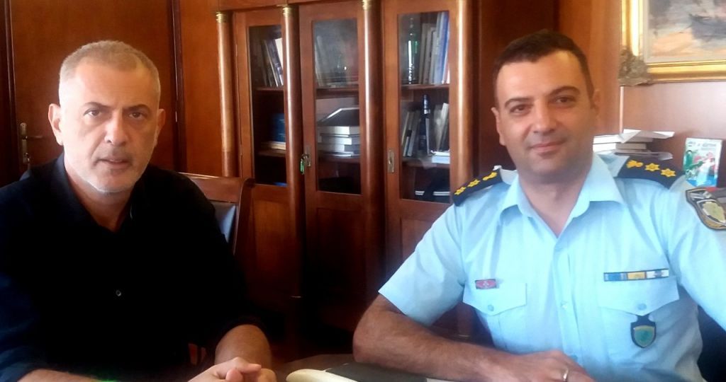 Συνάντηση Μώραλη με τον Διοικητή της Τροχαίας Πειραιά