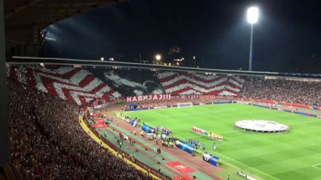 Champions League : Με κόσμο το Ερυθρός Αστέρας – Ολυμπιακός