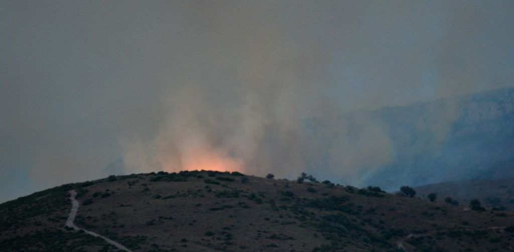Πυρκαγιά στο Αγιονόρι Κορινθίας