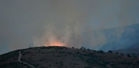 Πυρκαγιά στο Αγιονόρι Κορινθίας