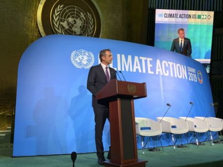 Mitsotakis in UN address focuses on effects of climate change in Mati, elsewhere