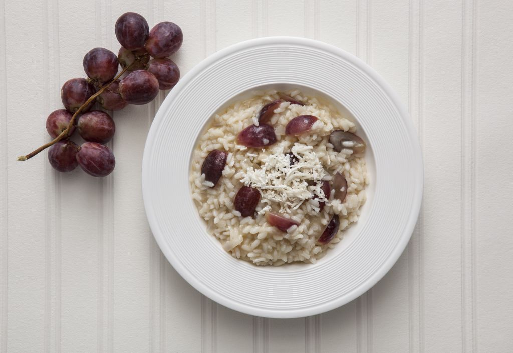 Ριζότο με σταφύλια