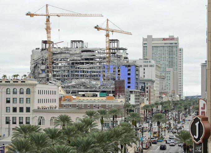 Νέα Ορλεάνη: Κατέρρευσε ξενοδοχείο