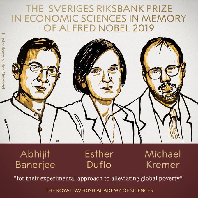 Νόμπελ Οικονομίας 2019: Τρεις οικονομολόγοι οι φετινοί νικητές