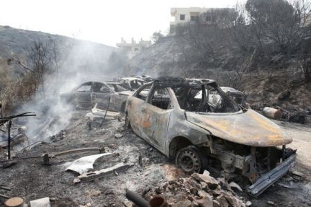 Λίβανος – Συρία: Μπαράζ πυρκαγιών –  Ζητούν επειγόντως βοήθεια [Εικόνες]