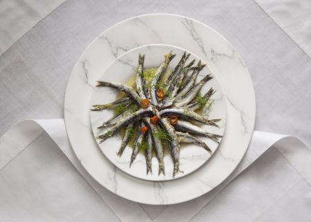 Γαύρος με ούζο και μάραθο