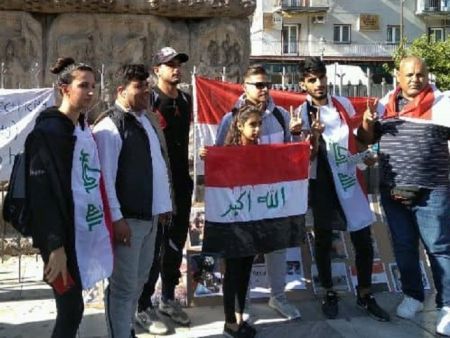 Θεσσαλονίκη: Συγκέντρωση προσφύγων για τις ταραχές στο Ιράκ