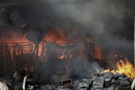 Πυρκαγιά κοντά στο hot spot του Ελαιώνα