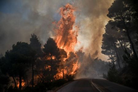 Μεγάλη πυρκαγιά στην Αρκαδία