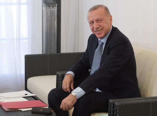 Ερντογάν : Ζωντανή σύνδεση με φρεγάτα στην Αν. Μεσόγειο