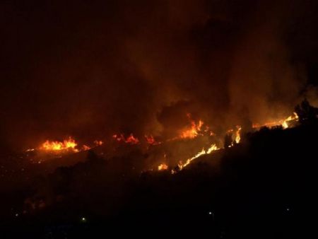 Ηλεία : Υπό έλεγχο η φωτιά στο Κακοτάρι στην Αρχαία Ολυμπία