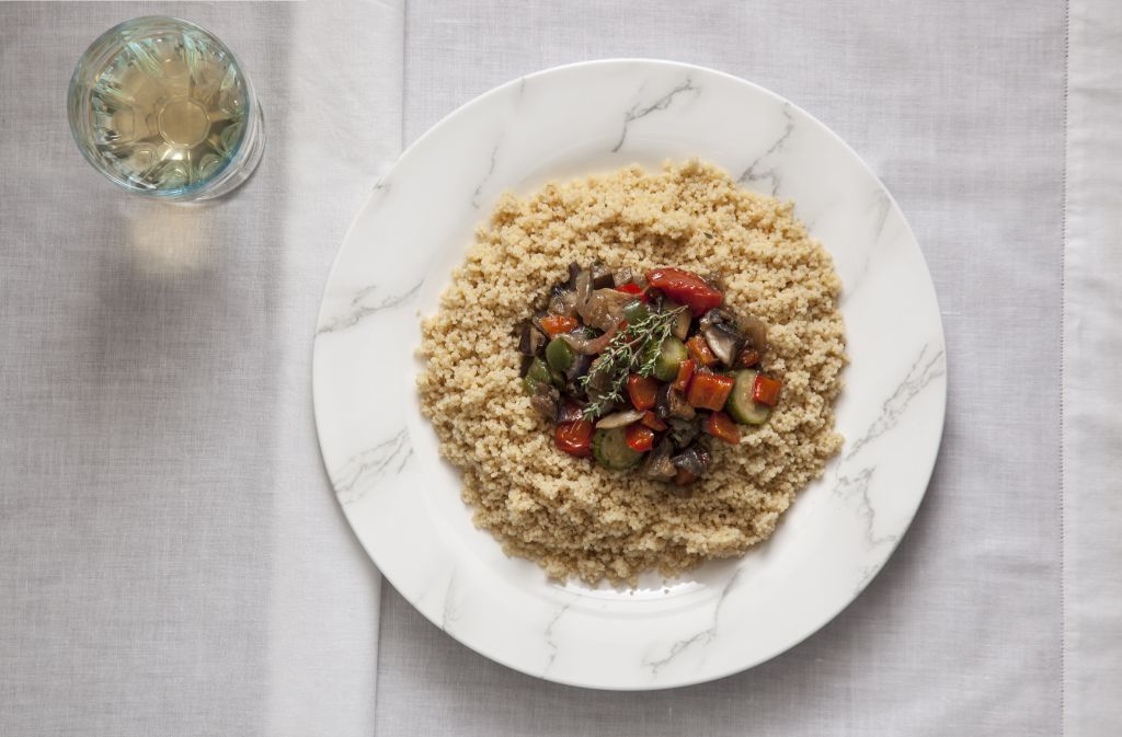 Κουσκούς με λαχανικά και αρωματικά