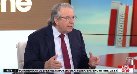 Γ. Μπαμπινιώτης στο One Channel: Τα πανεπιστήμια δεν κινδυνεύουν από φοιτητές