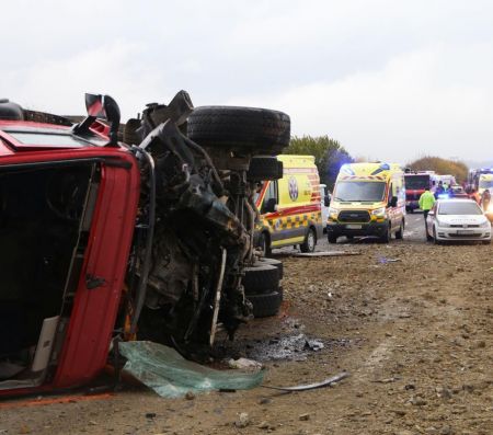 Σλοβακία : Στους 13 οι νεκροί από σύγκρουση λεωφορείου με φορτηγό