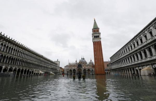 Συνεχίζονται τα ακραία φαινόμενα στη Βενετία