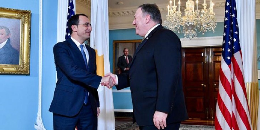 Πομπέο -Χριστοδουλίδης: Προς περαιτέρω αναβάθμιση σχέσεων Κύπρου – ΗΠΑ
