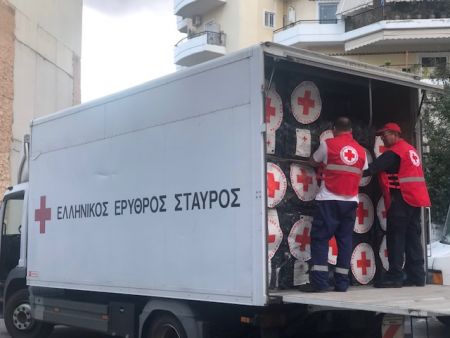 Αποστολή ανθρωπιστικής βοήθειας στην Αλβανία από τον Ελληνικό Ερυθρό Σταυρό