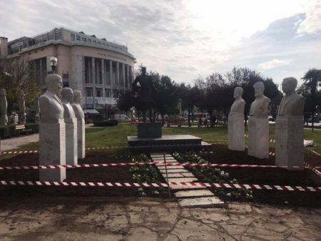 Θεσσαλονίκη : Επανατοποθέτηση των προτομών έξι Μακεδονομάχων που